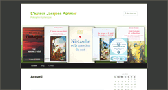 Desktop Screenshot of jponnier-philosophie-psychanalyse.com